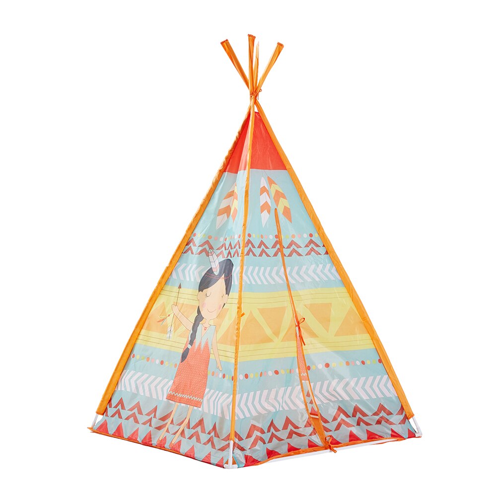 Tenda Indiana Bianca Per Bambini - Giocattolo Divertente Per Interni Ed Esterni Con Borsa Trasporto - Foto 2