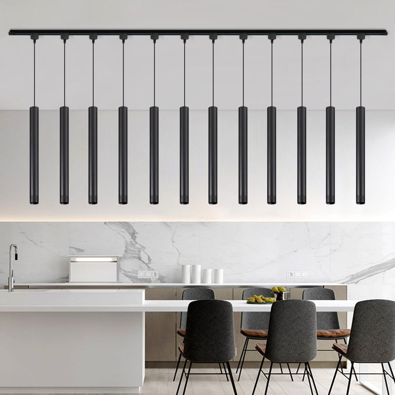 Luz Spot de Tubo Longo Dimmable, Lâmpada pingente de teto, Iluminação suspensa para Home Store, Luzes modernas, Lâmpada LED Track, 5W