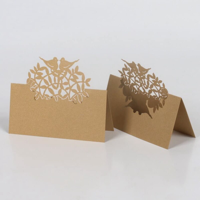 50 szt. Ślub imię gościa karteczki z miejscem stolik imprezowy nazwa karteczki z miejscem numery stołów papierowych miejsce karta towarzyska etykieta z imieniem