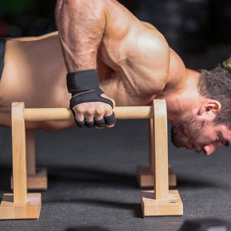 Gewichtheberhandschuhe für Männer und Frauen | Rutschfeste Gymnastikhandschuhe mit halbem Finger | Handgelenk-Handflächenunterstützung für das Ausbildung des Bodybuilding
