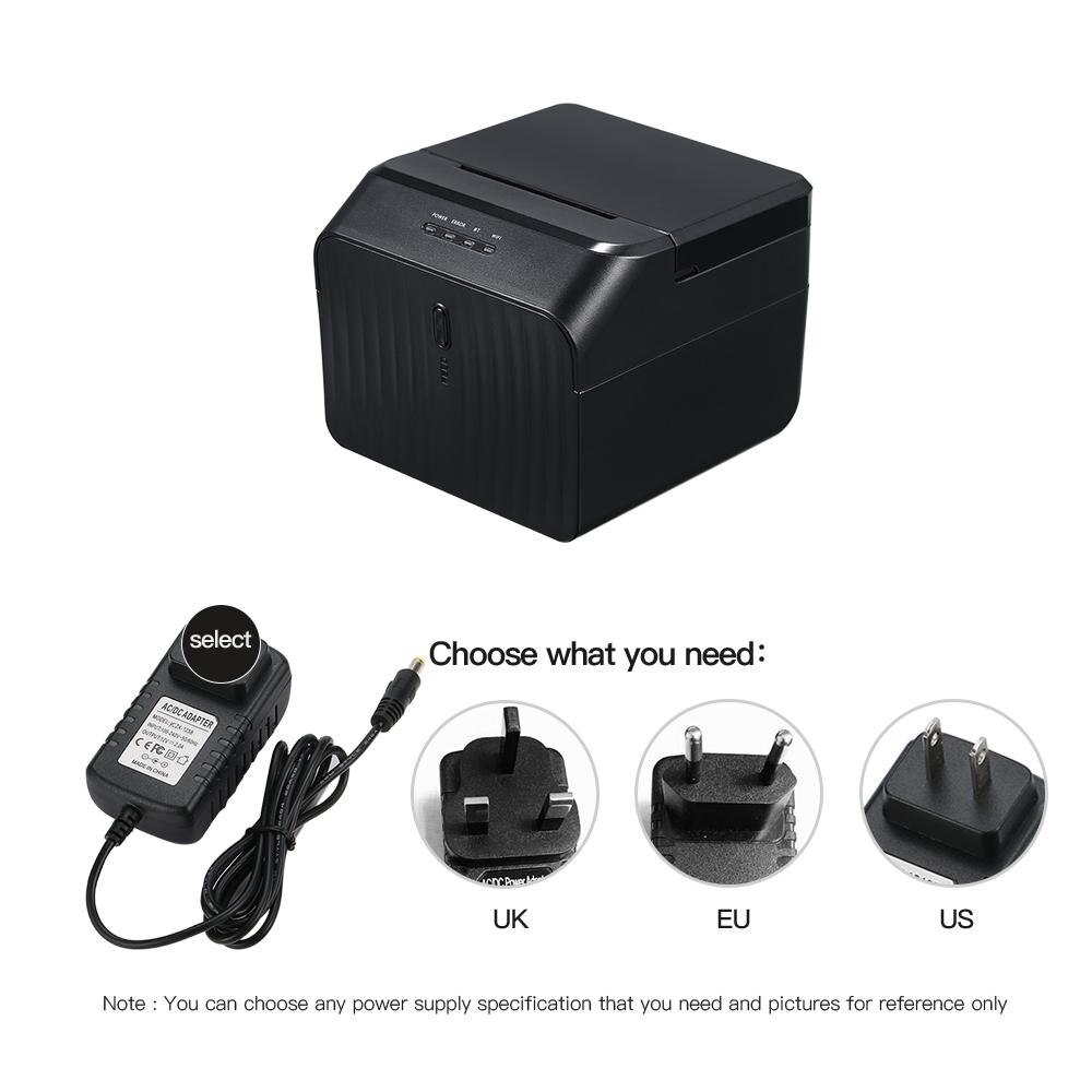 2 tommers mini bluetooth pos skriver usb bluetooth etikett strekkode klistremerke 58mm skriver android ios vindu