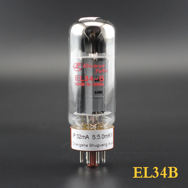 ShuGuang EL34-B Vacuum Tube Replaces 6CA7 EL34B 6P3P 5881 6550 KT88 EL34M EL34 Tube Amplifier HIFI Audio Amplifier