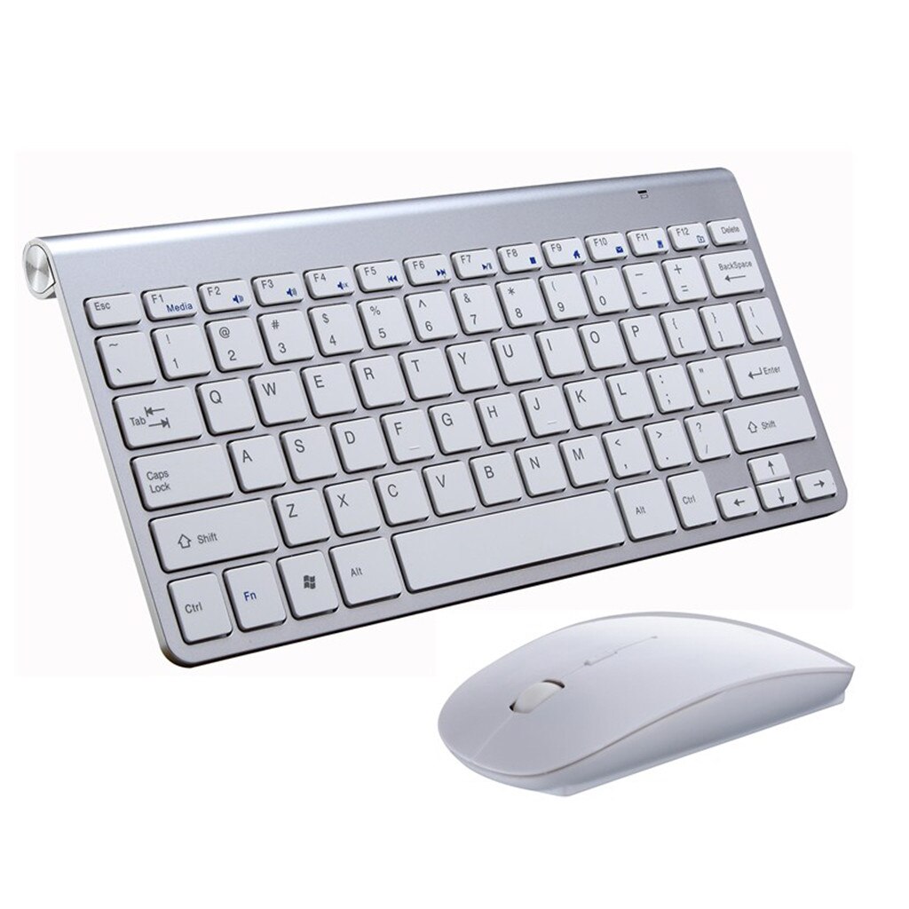 Slim Waterproof Wireless Keyboard &amp; Mouse Combo Set for PC Laptop