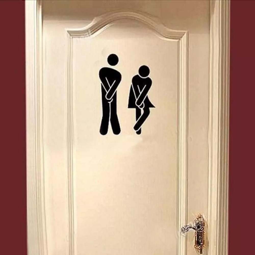 25x29CM Englisch Wc Aufkleber Hause und Öffentlichen Orten transparent Abnehmbare Dekoration DIY Lustige Kunst Heimat Schlecht Aufkleber regeln