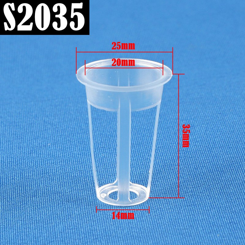 50 stks/partij Hydrocultuur Mand Tuin Groente Grondloze Grow Net Pot Kasplant Kloon Grow Potten Netto Kwekerij Cup: WHITE