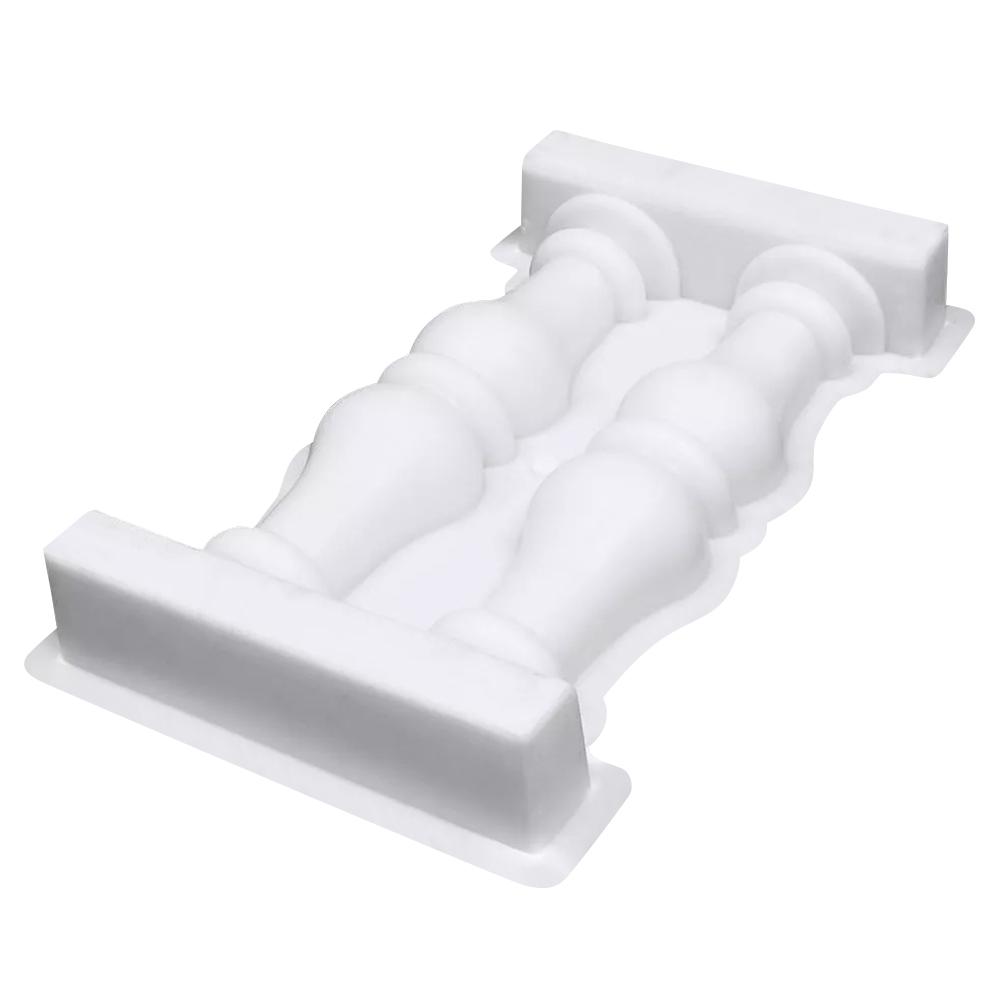 Florero romano valla de columna molde de plástico doble jarrón cerca artística DIY artesanía hogar jardín decoración moldes de hormigón