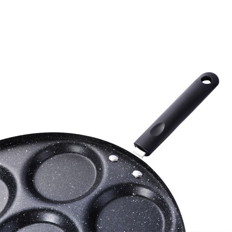 7 Gaten Eieren Frituren Pot Omelet Pan Non-stick Ei Pannenkoek Steak Omelet Pannen Keuken Koken Ontbijt Maker