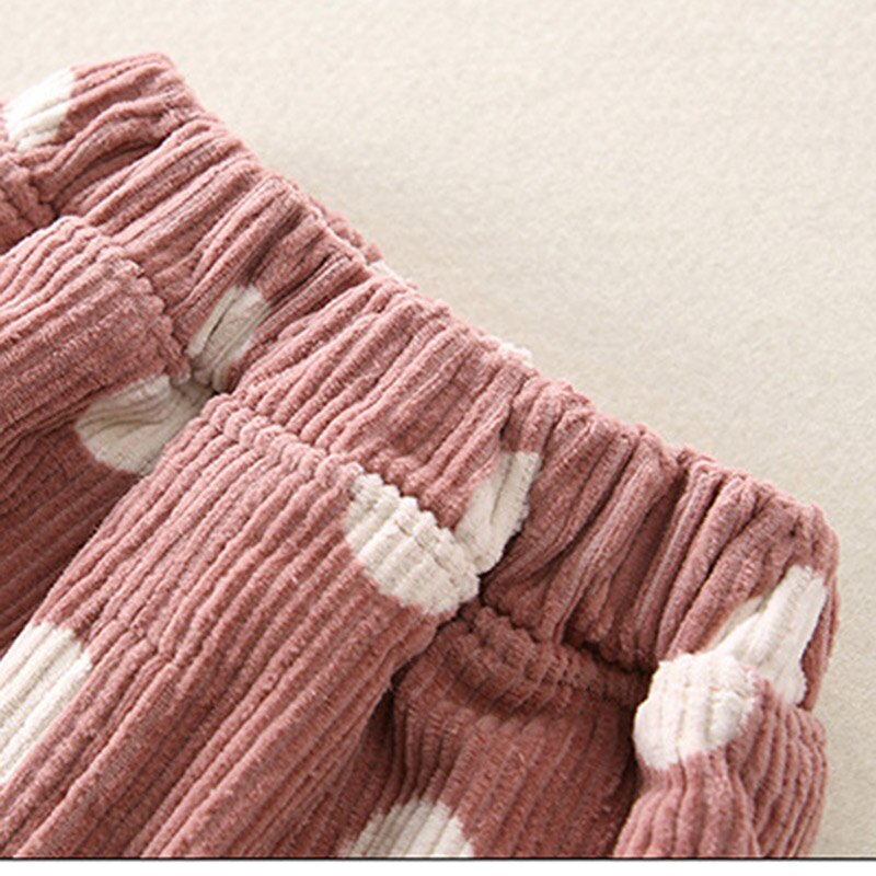 Stippen Patroon Peuter Broek Casual Sport Broek Voor Baby Zachte Kids Kleding Voor Jongens Meisjes 0-2 Y Baby corduroy Broek Kid Kleding