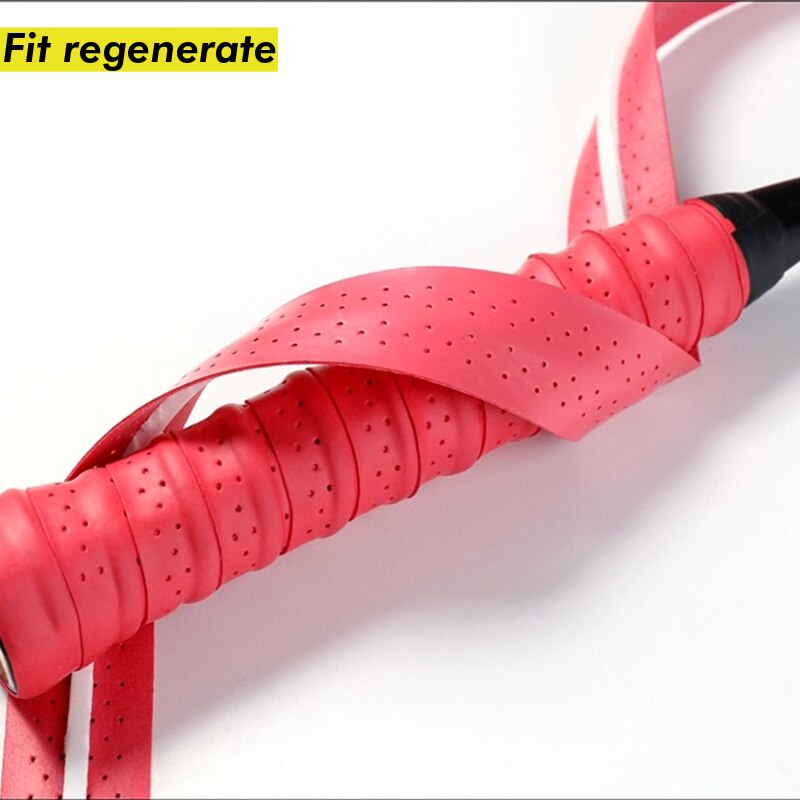 Anti-skli pustende sport over grip svettebånd tennis tape badminton racket grep