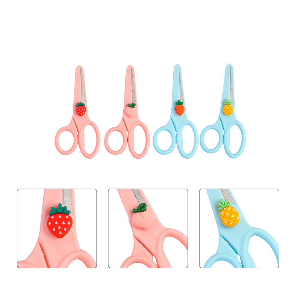 4pcs Craft Making Scissors Paper Cutting Scissors Paper Scissors for Home Office