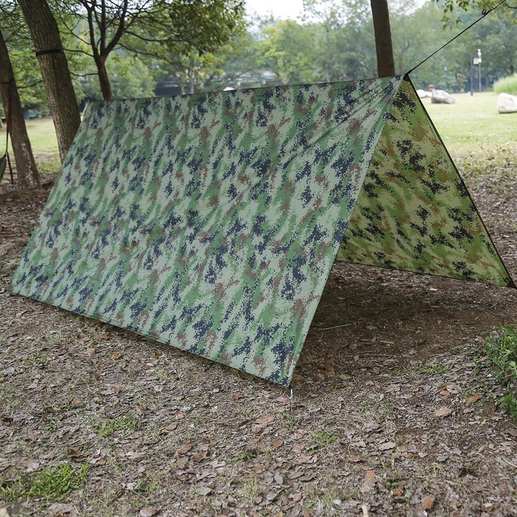 Outdoor Grote Luifel Zonnescherm Strand Camping Tent Waterdicht Grond Tent Tarp Onderdak Hangmat Regen Vliegen Cover Zonnescherm