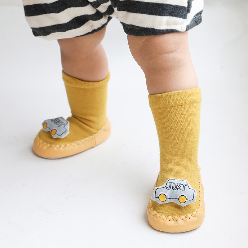 tricot fait à la main dessin animé polaire neige bottes pour bébé fille garçon anti-silp Prewalker chaussons bébé chaussures 0-24 mois