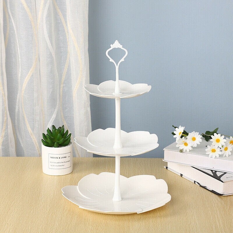 European-style Three-tier Cake Stand, Three-tier Fruit Tray, Afternoon Tea, Dessert Tray, Cake Tray