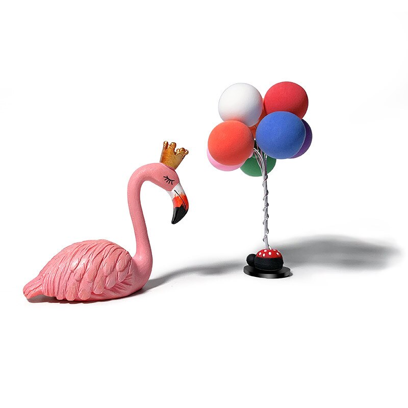 Roze Flamingo Auto Decoratie Auto Ornamenten Interieur Dashboard Decoratie Auto Accessoires Woondecoratie