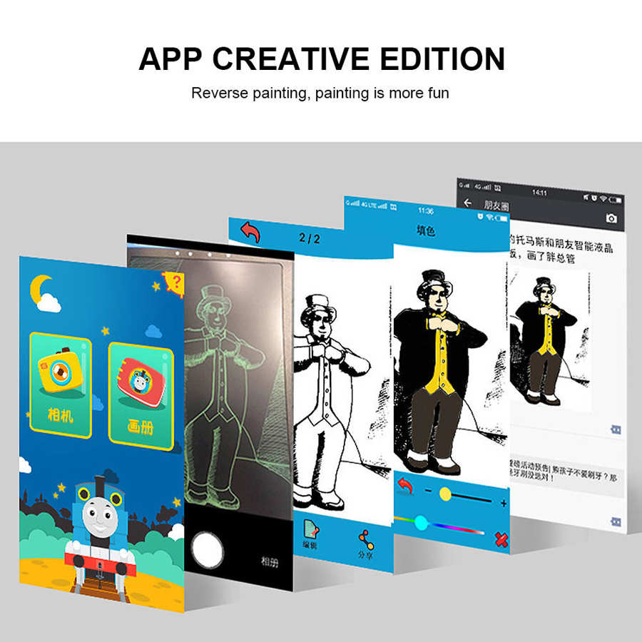 8.5 pouces dessin Pad Smart Lcd peinture tableau d'écriture graphique électronique tablettes LCD dessin tablette pour enfants