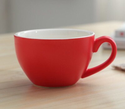 Mhv 1 Pcs 300 Ml, Prachtige Keramische Koffie Beker En Lepel Set, , grote Capaciteit Cup, Europese: 23