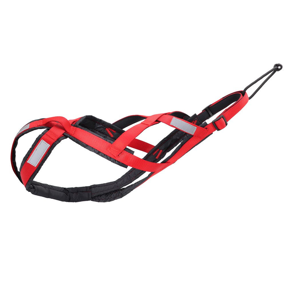 Waterdichte Hond Slee Trekken Harnas Huisdier Mushing Harness Voor Grote Honden Husky Huisdier Oefening Bikejoring Rodelen Skijoring Harnas: Rood / Xl