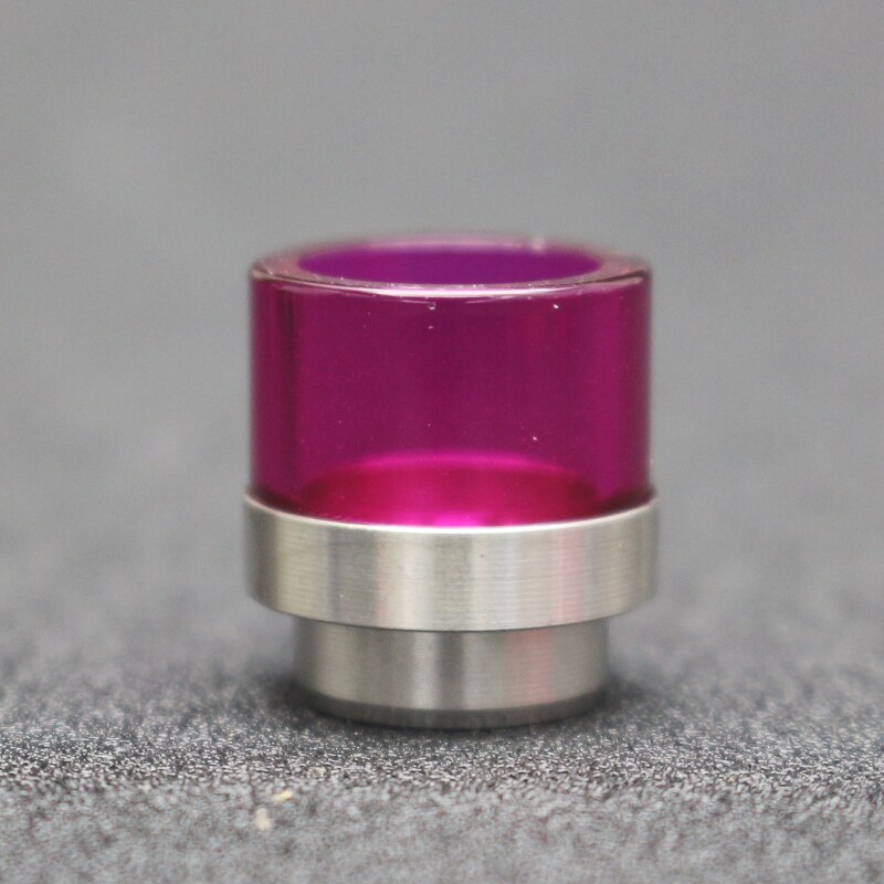 vaporlinda 810 Glass Drip Tip for 810 Thread RDA Atomizer Fit Kennedy 24 Goon 528 RDA Atomizer: Purple 