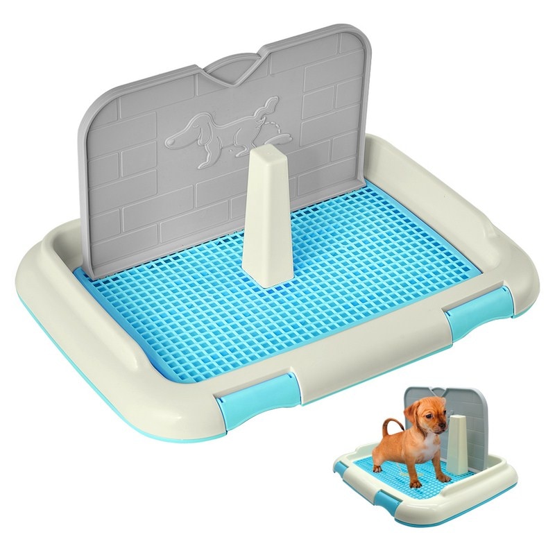 Duurzaam Indoor Mesh Hond Wc Met Muur Hond Potje Kolom Indoor Urinoir Training Golden Retriever Hond Huisdier Wc