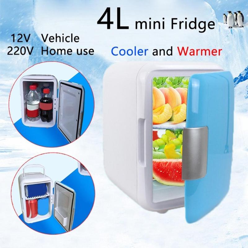 Nevera portátil de 4 litros para coche, refrigerador para coche, 12V, calentador, piezas universales para vehículo