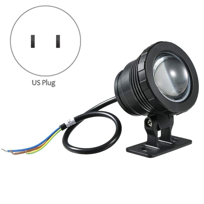 Us Plug Onderwater Licht Led Waterdicht Met Afstandsbediening DC12V Rgb