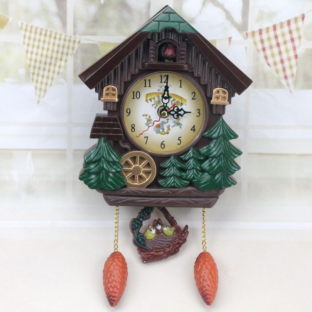 Unique Intelligent Alarm Clock Cuckoo Wall Clock For Home Decor For Kids