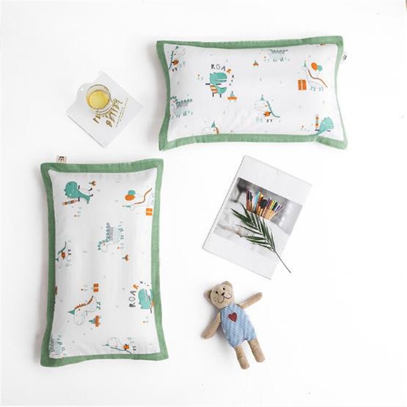 47*67Cm 100% Katoenen Baby Kussensloop Zuigeling Kussensloop Dier Pasgeborenen Kussensloop Cartoon Envelop Kind Kussensloop Jongens meisjes