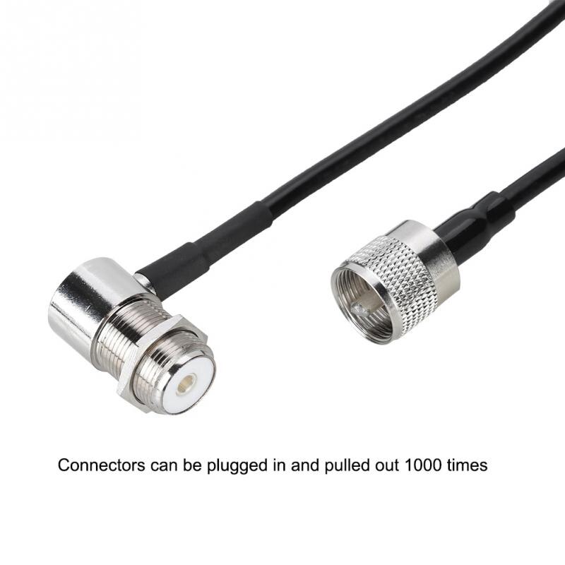 Black Coaxial Cable Antenna Extension Cable Connector 5M Antennas