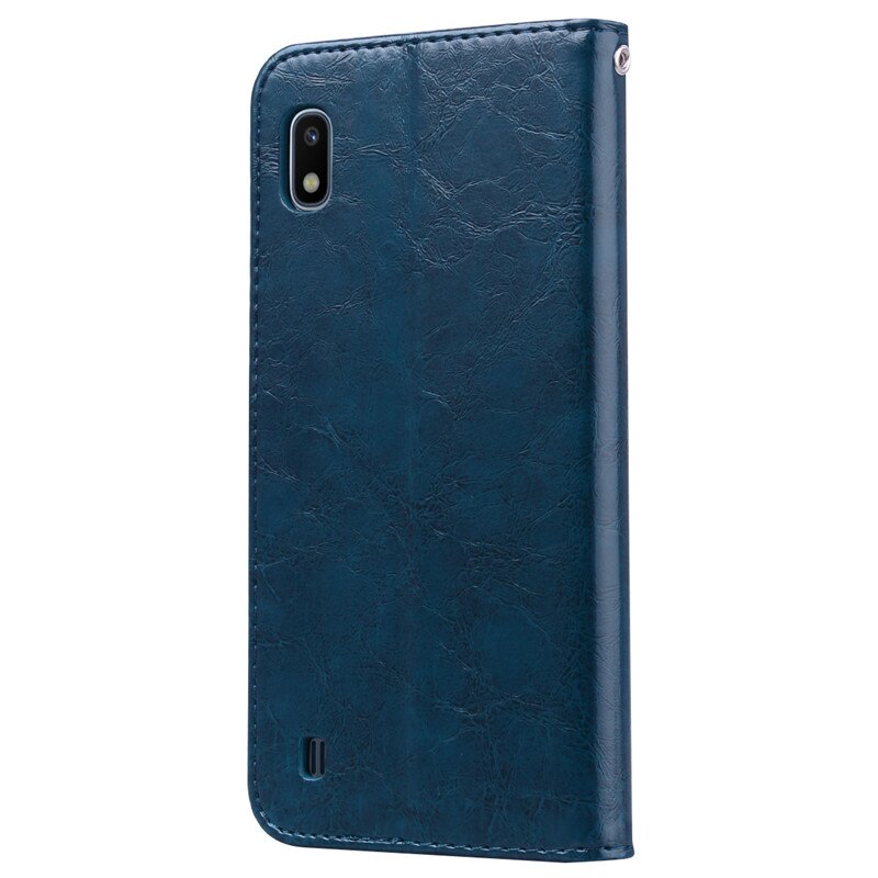 Luxury Leather Flip Case For Samsung Galaxy A10 Case Soft Silicone Wallet Stand Flip Phone Case For Funda Samsung A10 Case Coque