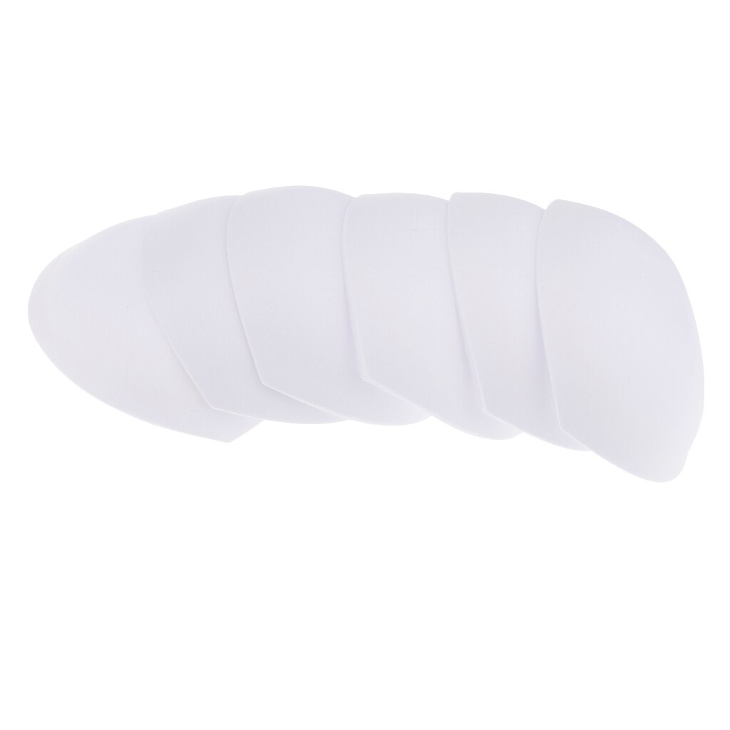 3 Pairs Verwijderbare Bh Bikini Borst Foam Push Up Pads Insert Enhancer Badpak: White