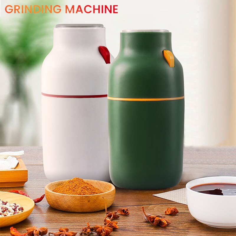 Moulin électrique Portable Yijy-010 – Café, Poivre, Sel – ABS Blanc