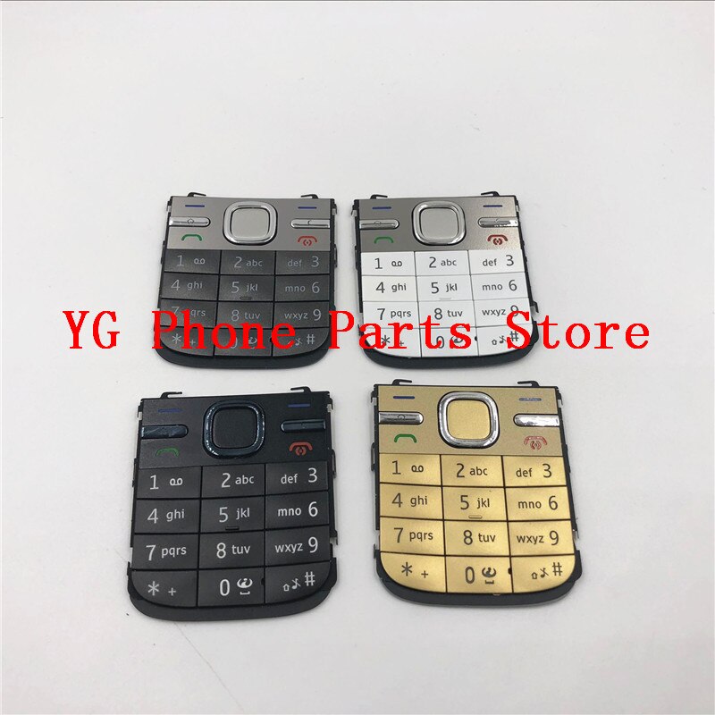 10 pz/lotto Tastiera Tastiera Bottoni per Nokia C5-00 C5 00