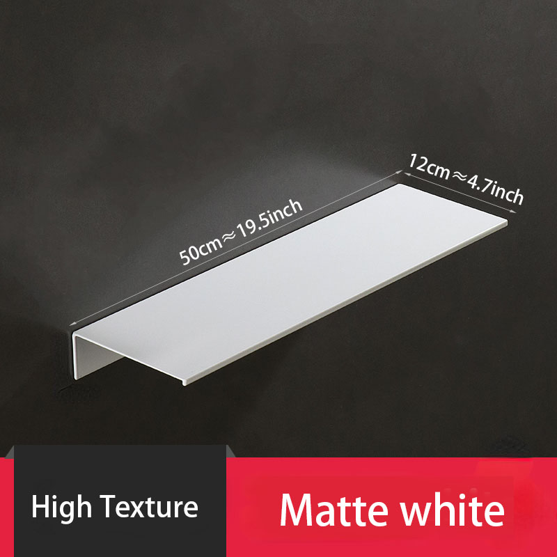 No Drilling Storage Rack Wall Shower Wall Shelf Kitchen White Finish for Modern Bathroom Organizer Home Space-Saving Accessories: Burgundy