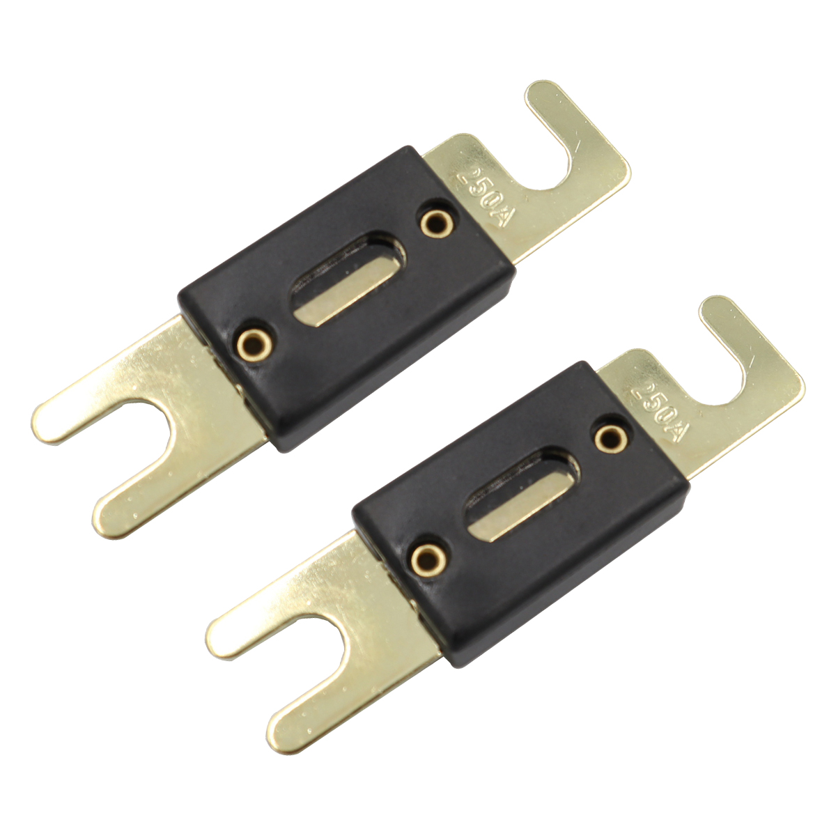 ANL Car Audio Fusível Power Fuse Holder 100A/150A/200A/250A/300A Fusível em linha 0/2/4/8 Gauge AWG Fusível aparafusado: Azul