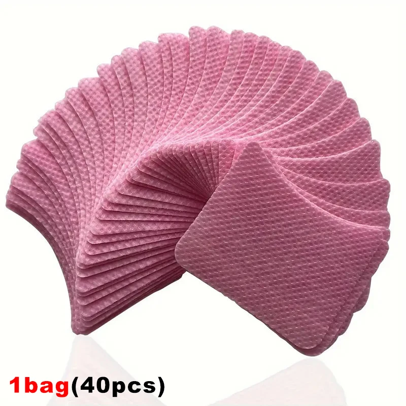 Disposable Cotton Eyelashes Patch Sticker for Removing Eyelashes Eyeshadow Shields Eye Pads Patch Eyelash Extension Makeup Tools: WHITE