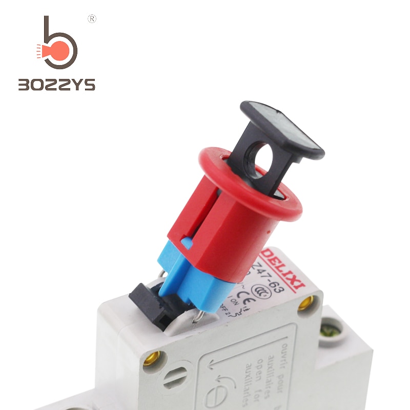 Small miniature circuit breaker lock Industrial 1P Electric Air Switch Energy Isolation Lock Pin stitching inward LOTO Safety lo