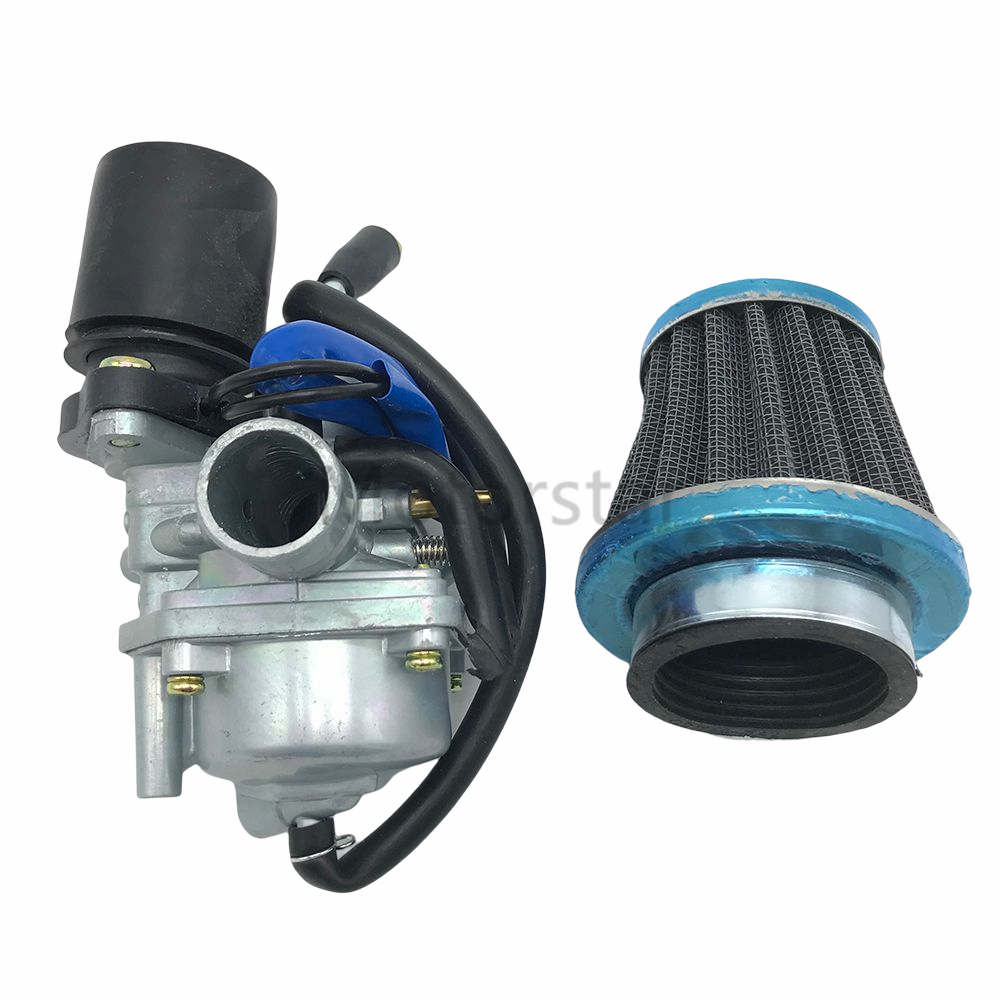 PZ19J 19mm Carburetor W/ Air Filter electric choke Fit For 1PE40QMB Jog 50cc 72cc 90cc