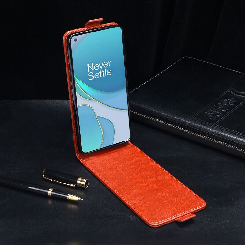 Para cima para baixo caso para oneplus 8 t 1 + 8 t 6.55 "saco do telefone coldre vertical flip couro do plutônio capa para um mais 1 + 8 t oito 1 + 8 t casos