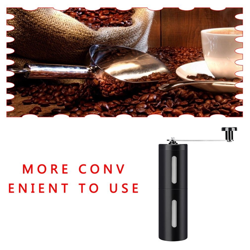 Coffee Grinder Manual Coffee Mill Mini Hand Coffee Grinder Mill Portable Home Kitchen Travel Hand Coffee Bean Grinder