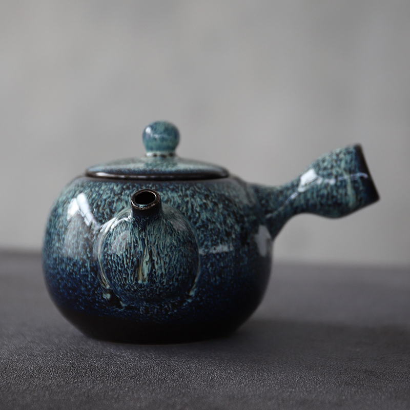 Tangpin Japanceramic Kyusu Theepotten Waterkoker Blauw Chinese Thee Pot Drinkware 280Ml