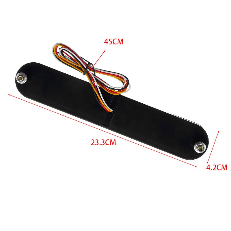 LED Trailer Truck Brake Light 3 in 1 Neon Halo Ring Tail Brake Stop Flowing Turn Signal Light Lamp Blinker Waterproof 12V-24V