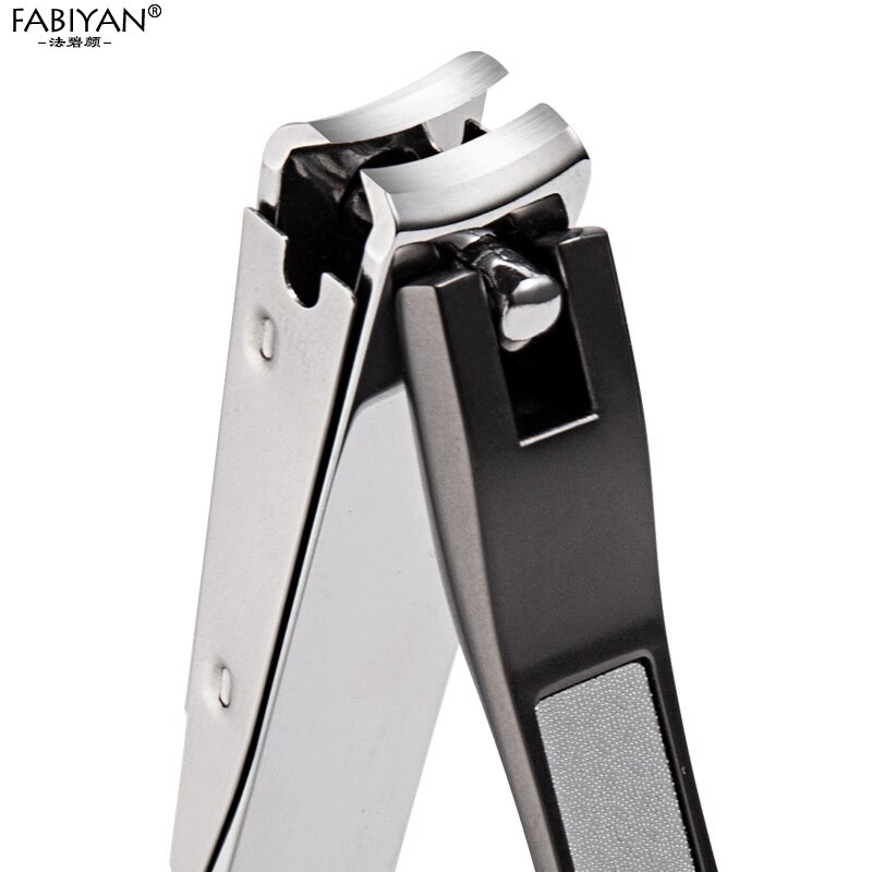 Nail art klipper rustfrit stål cutter nipper trimmer skæremaskine bærbar pedicure fingernegle værktøjer