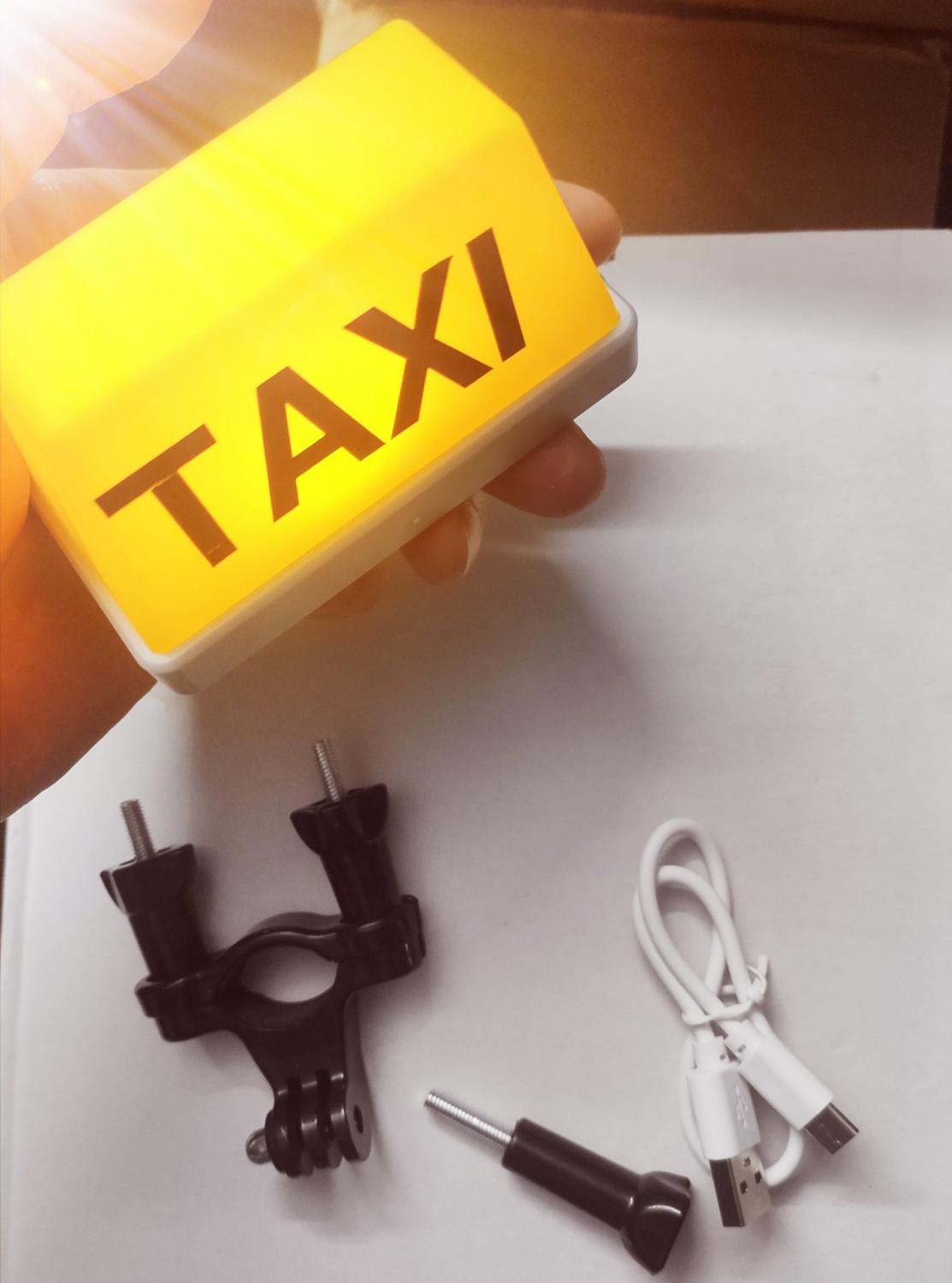 Motorfiets Usb Oplaadbare Taxi Teken Licht Indicator Decoratie Onderdelen: handlebar set square