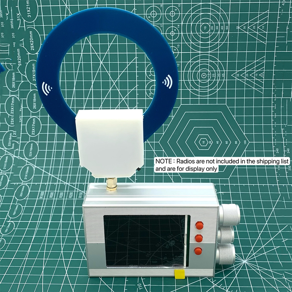 9,9 KHz-181 MHz Breitbandantenne, kreisförmige Breitbandantenne, kleiner Ring-BB-Antenne für Malachit-SDR-Empfänger, TEF6686-Empfänger