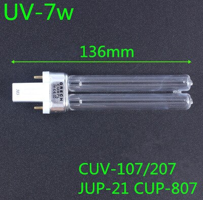 Sunsun fisketank bakteriedrepende lampe cuv serie uv bakteriedrepende lampe uv veke 3w 5w 7w 9w 13w 18w 24w 36w 55w veke: 7w