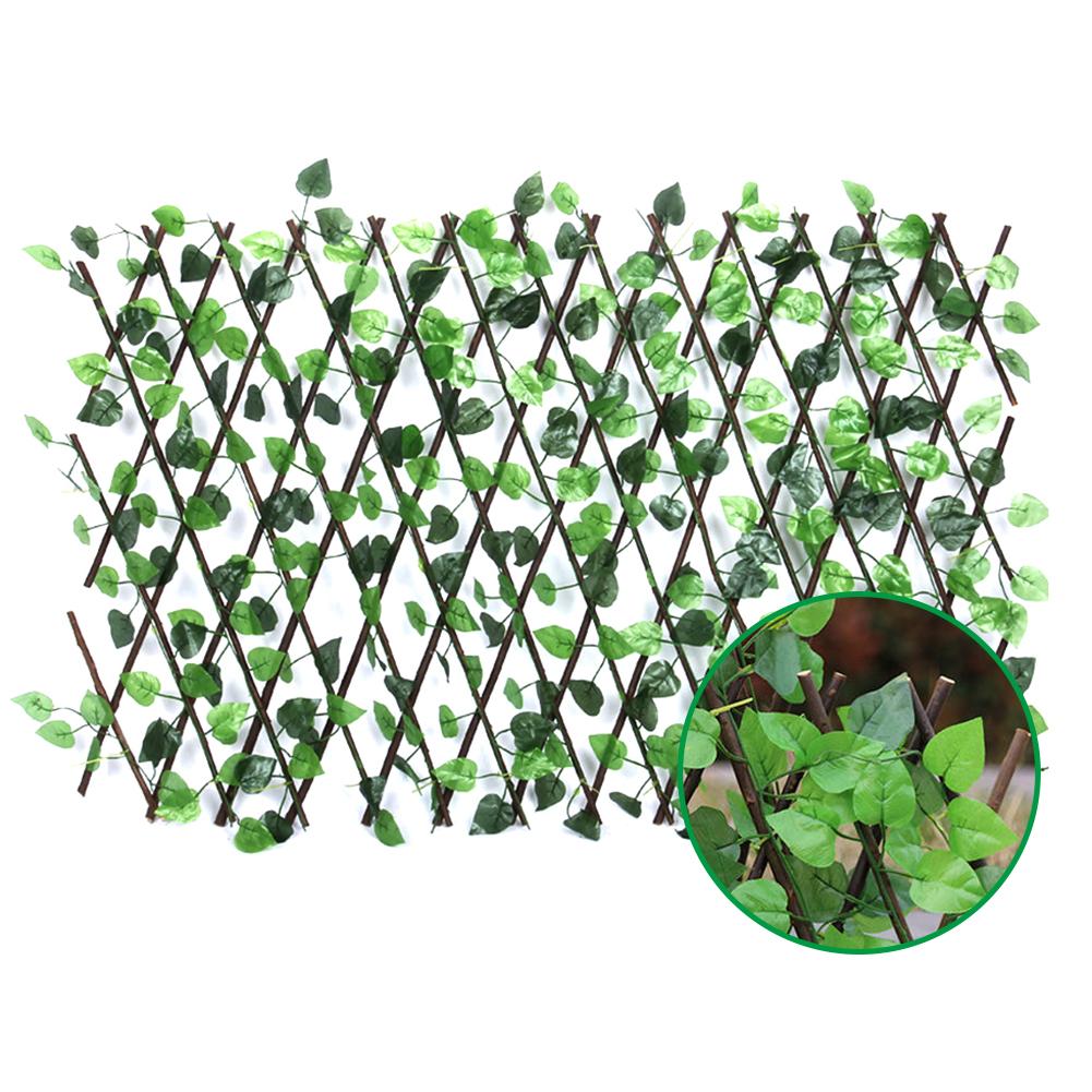 Adjustable Retractable Fence Artificial Leaf