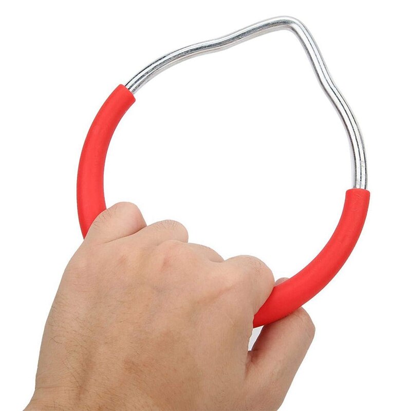 Fitness Apparatuur Verstelbare Touw Lengte Ijzer Pull Up Ring, Kids Pull Up Ring, voor Gym In Sportstadions Rood Fitness Ring