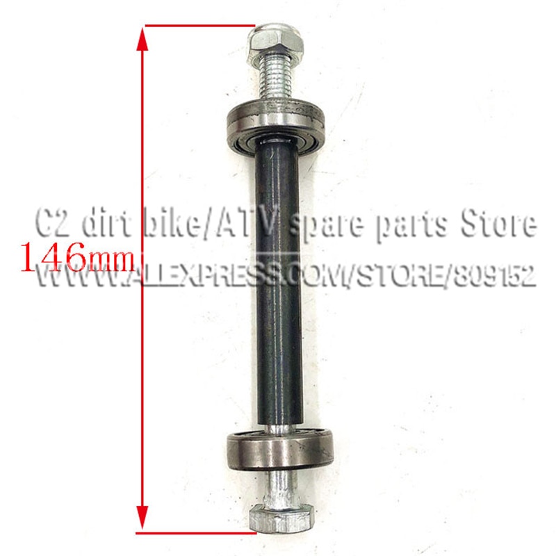 Eje de rueda delantera o trasera, 10MM, para Mini Moto de 47cc, 49cc, Dirt Pocket, Mini moto Kayo KXD