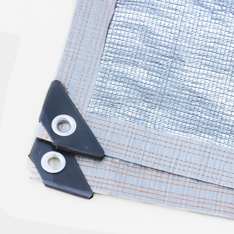 99% Shading Rate Aluminum Foil Sun Shade Sail Home Balcony Sun Shade Net Thicken Anti-UV Garden Awning