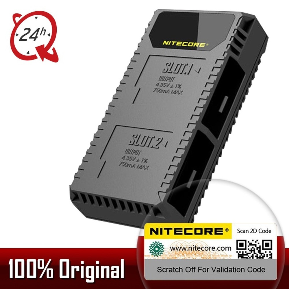 Nitecore UGP5 For GoPro HERO5 Black USB Dual Slots Charger For gopro hero 5 gopro hero 6 gopro hero 7 Black Battery